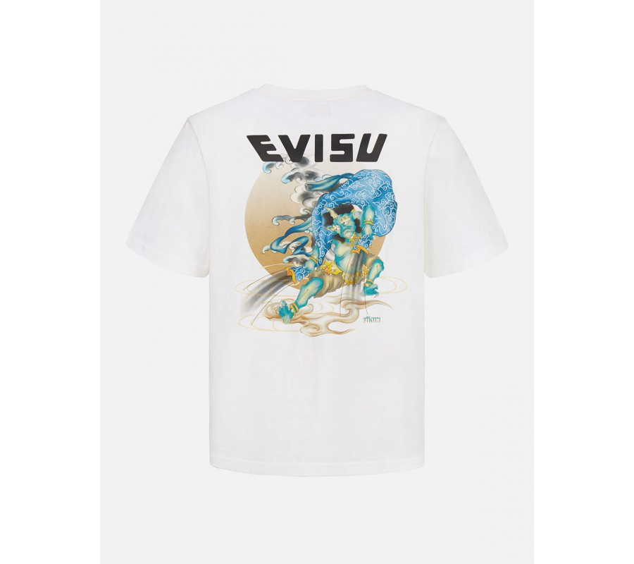 T-shirt imprimé dégradé Evisu Fujin