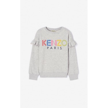 Kenzo Enfant Sweatshirt KENZO Logo gris moyen