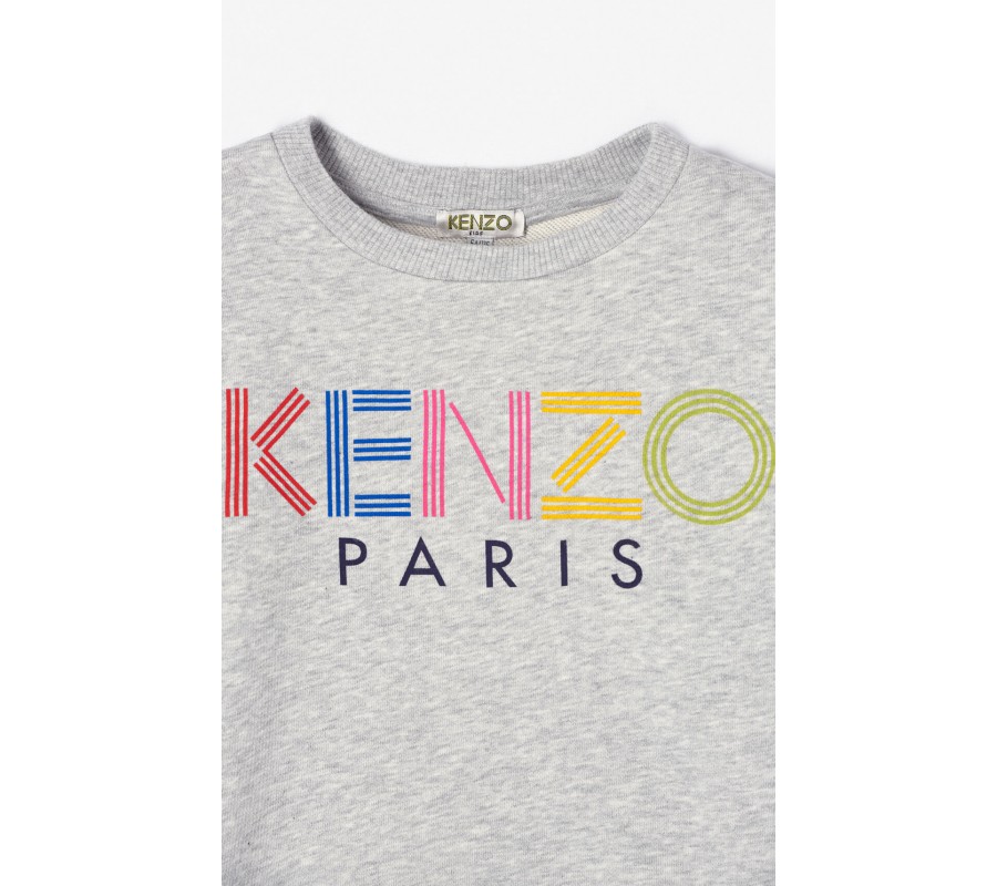 Kenzo Enfant Sweatshirt KENZO Logo gris moyen