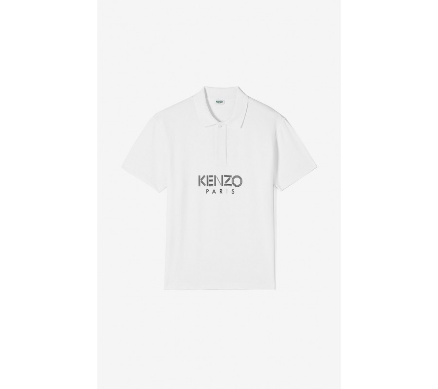 Kenzo Homme Polo KENZO Paris blanc