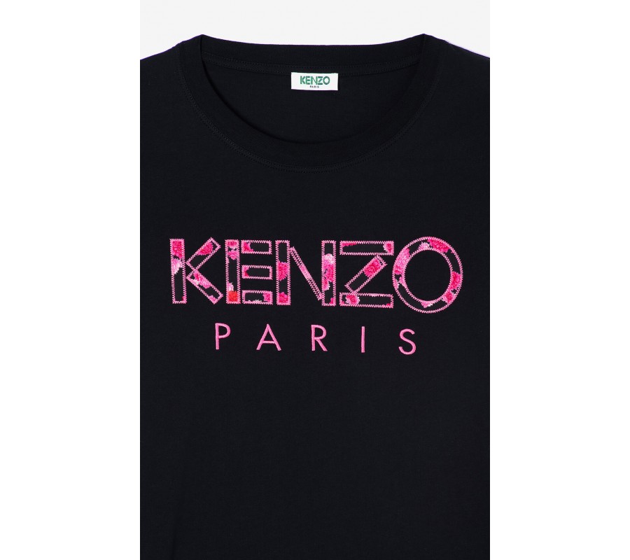 Kenzo Femme T-shirt KENZO Paris 'Peonies' noir