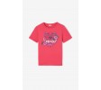 Kenzo Femme T-shirt Tigre 'Passion Flower' corail