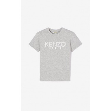Kenzo Enfant T-shirt KENZO Logo gris moyen