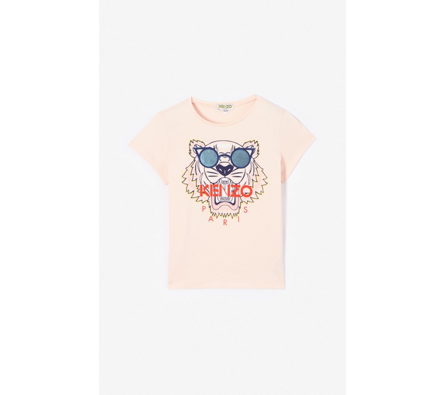 Kenzo Enfant T-shirt Tigre rose clair