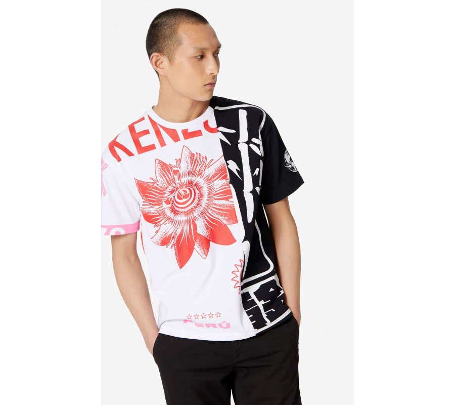 Kenzo Homme T-shirt 'Hyper Rice Bags' blanc