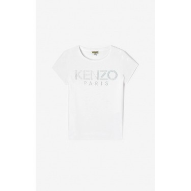 Kenzo Enfant T-shirt KENZO Logo blanc