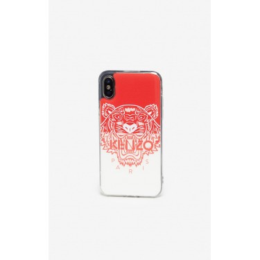 Kenzo Homme Coque iPhone X/XS Tigre rouge moyen