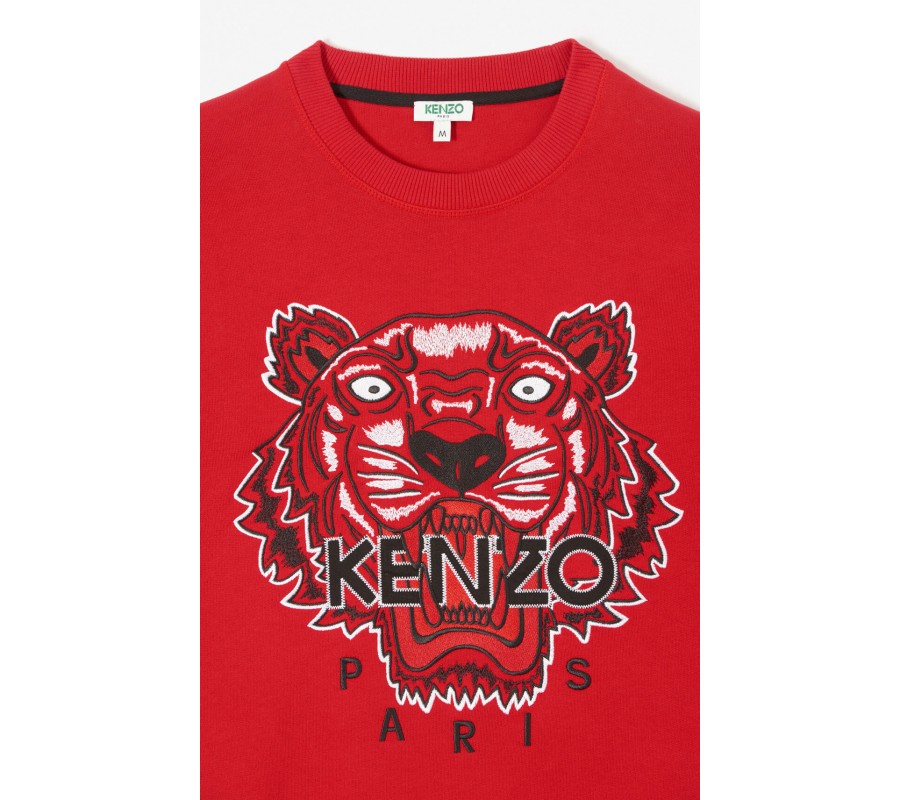 Kenzo Homme Sweatshirt Tigre rouge moyen